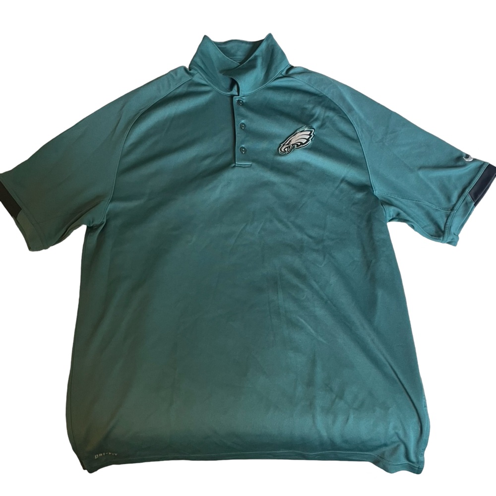 Philadelphia Eagles Nike On Field Apparel Dr-Fit Collared Polo Shirt Size Large